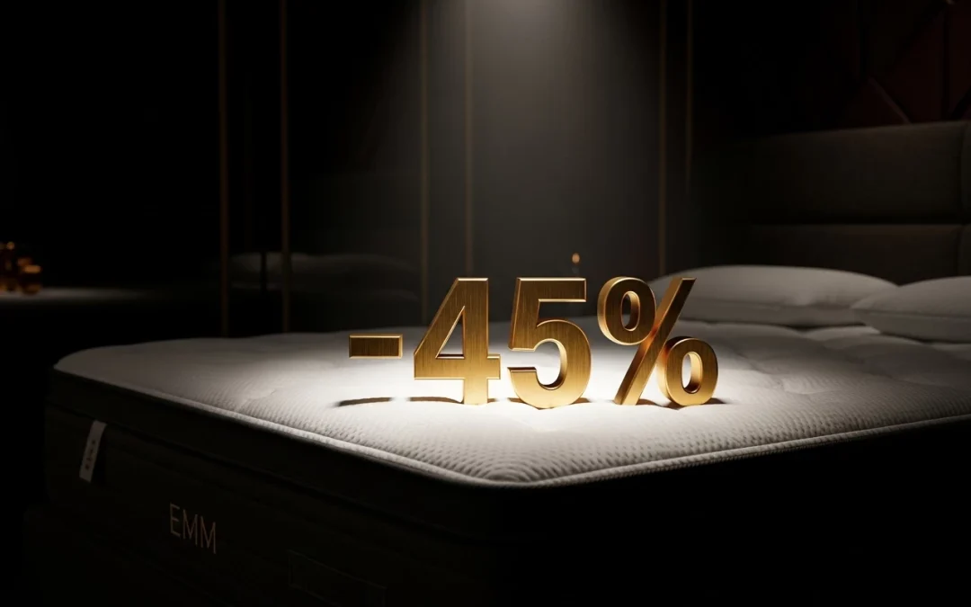 Акция EMM до -45% на ортопедические матрасы на MebelTops.com!