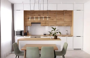 Белая кухня в стиле хай-тек 2 метра: современный дизайн, функциональность и элегантность для вашего дома. Купить онлайн.