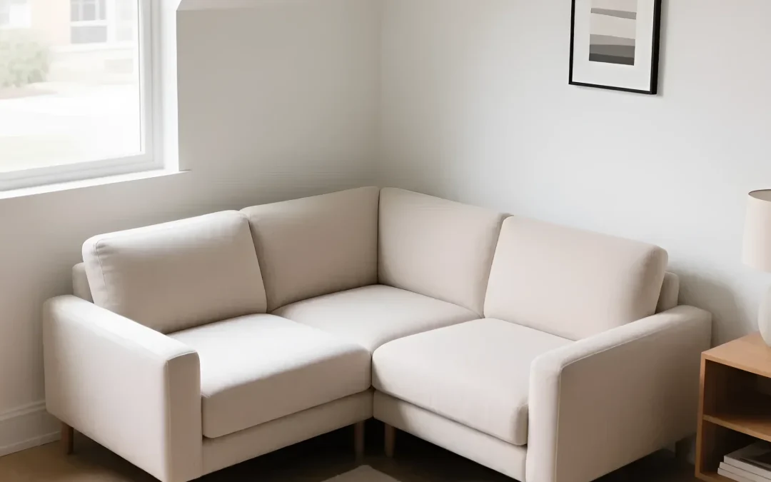 Угловой диван для маленькой гостиной: секреты выбора и оптимальные размеры