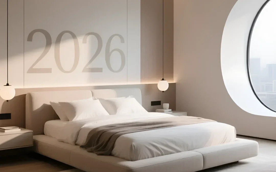 Изображение раздела 'введение: предвкушая тренды 2026 в оформлении спален' в статье про Тренды 2026: самая модная мебель для спальни
