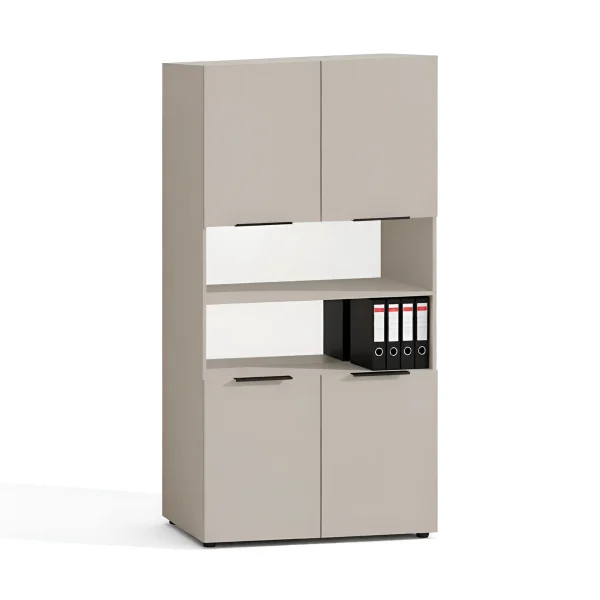 Kleiner Schrank 80 cm halb-offen Kaschmir
