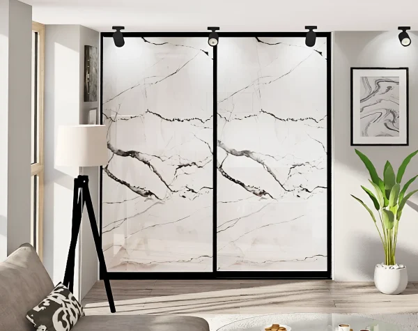 Built-in Sliding System 2m Two-Door "Photo Print Glass"
