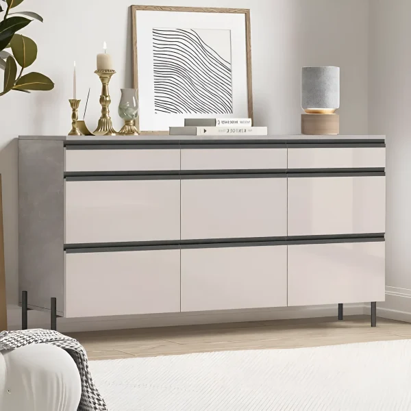 Бежевий комод Flex 1.5 метра ДСП фасад Кашемір у спальню