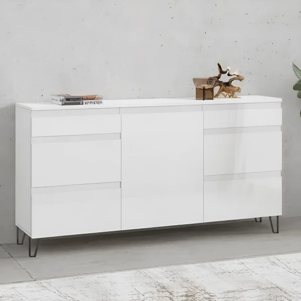 Комод Альфа ручка Flex 1,5м МДФ фасад Білий для білизни