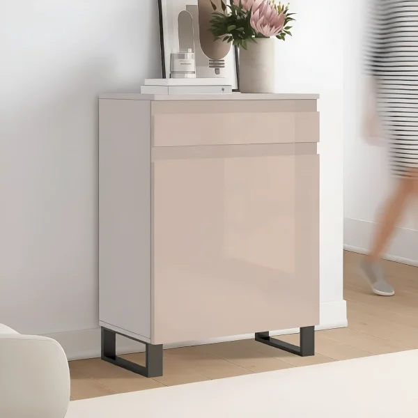 Alpha Handle Flex 0.5 m Painted MDF Cappuccino Shoe Cabinet