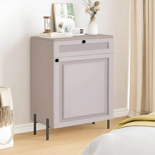 Atlant Flex 60 cm Kommode MDF Front Samtbeige für Schuhe