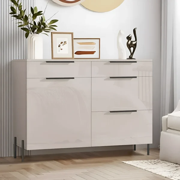 Loft-Kommode Flex 100 cm mit Kaschmir-Spanplattenfronten für das Kinderzimmer