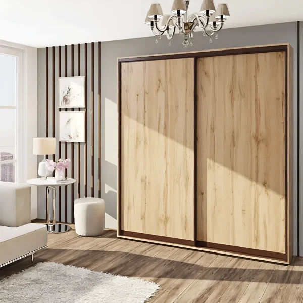 Wardrobe 1300 mm "Chipboard" 2-door Appalachian Oak