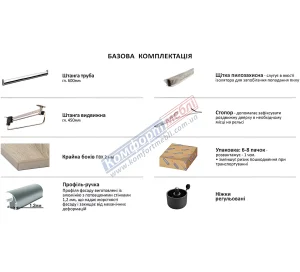 Шкаф-купе 3,2 метра "Прованс" глянец 4 дверный белый - фото 8