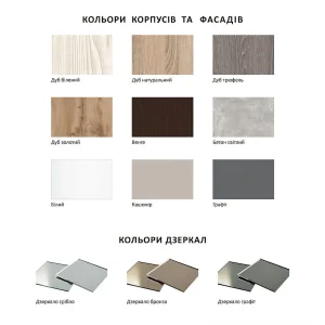 Шкаф-купе 2000 мм "Из 4-х частей" 2х дверный дуб трюфель - фото 6