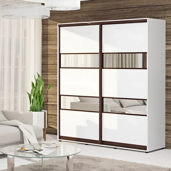 Sliding Wardrobe 1500 mm "Model 3" 2-door white