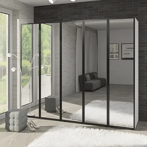 Großer Kleiderschrank Flex 210 cm 5-türig