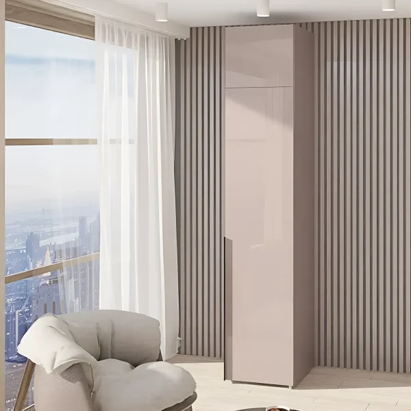 Flex 0.4 m Chipboard Toffee Front Cabinet for Living Room