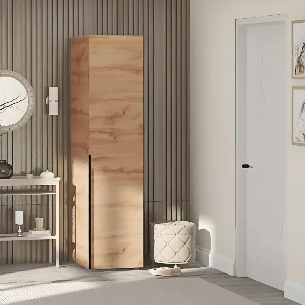 Flex 500 mm Spanplatten-Schrank, Front Goldene Eiche, für den Flur