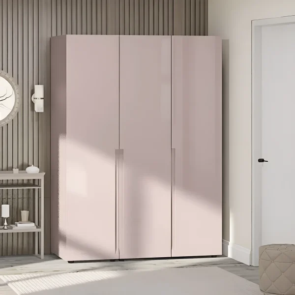 Шафа на замовлення Flex 1500 мм МДФ фасад Оксамит бежевий у передпокій