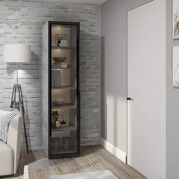 Flex 0,5m Vitrinenschrank für Geschirr