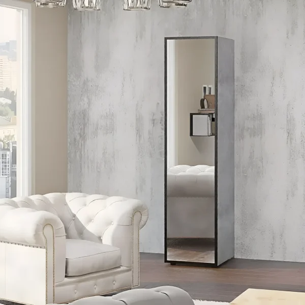 Flex 50 cm mirrored wardrobe for the living room